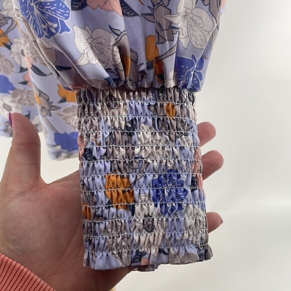 𝅺mellowday floral shirt blouse high low tunic stretch waist sz 2X plus size NWT - Picture 9 of 10